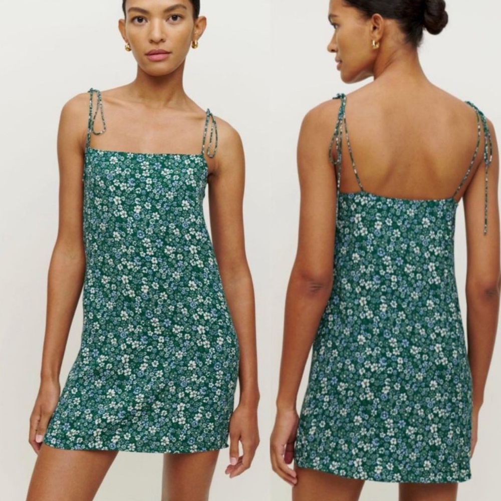 NWT Reformation Agean Dress Saskia 10